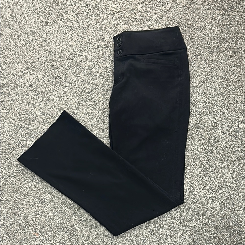 Black Flare Womens Slacks
